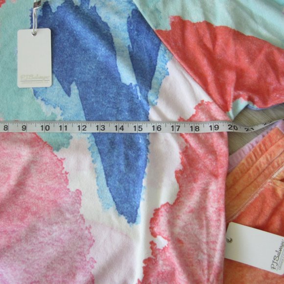 NWT - P.J.Salvage - Two Piece - Rainbow Tie Died Terry Cloth fabric pant/top - Picture 3 of 5